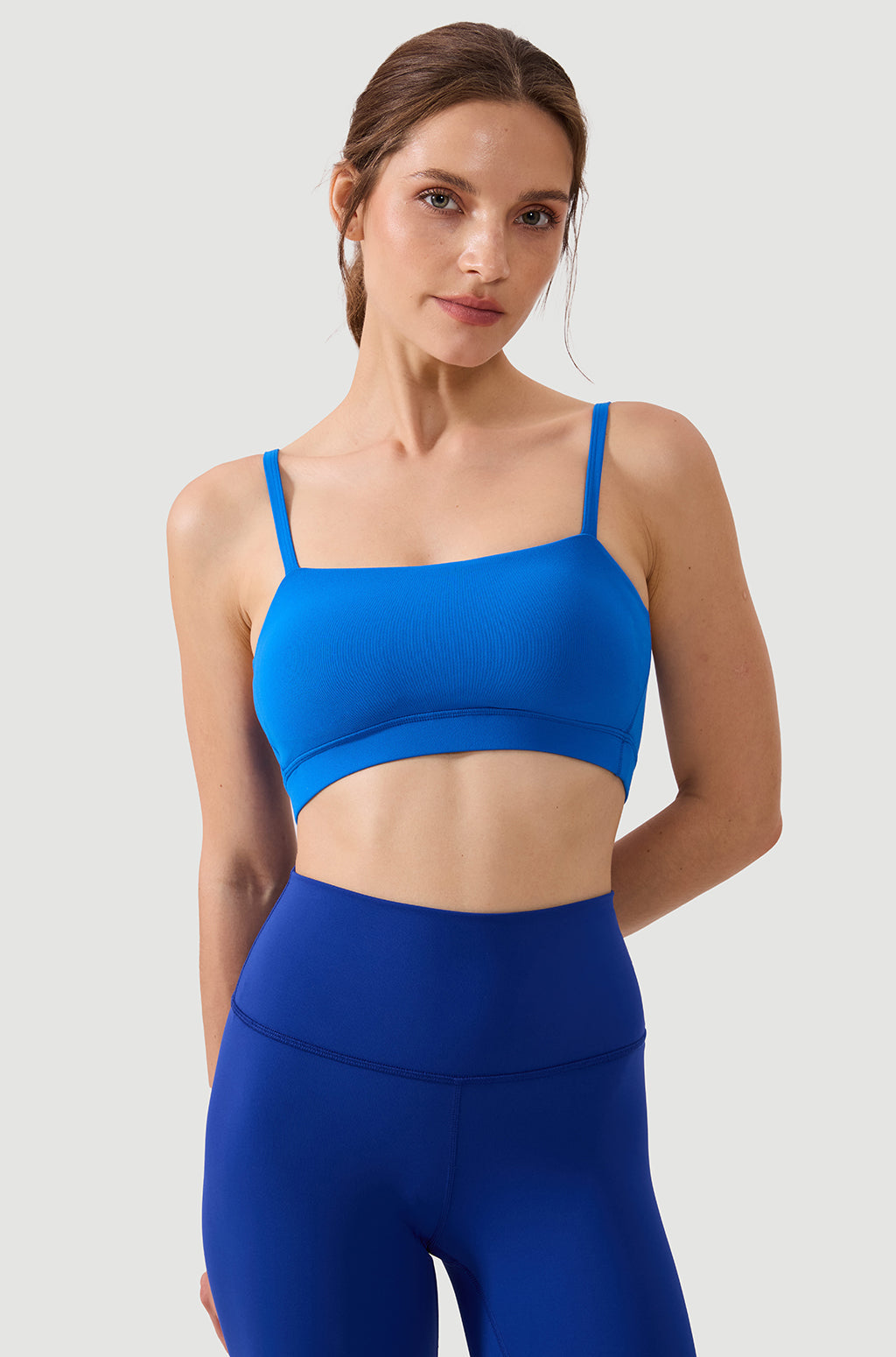 Adjustable Spaghetti Thin Strap Yoga Bra