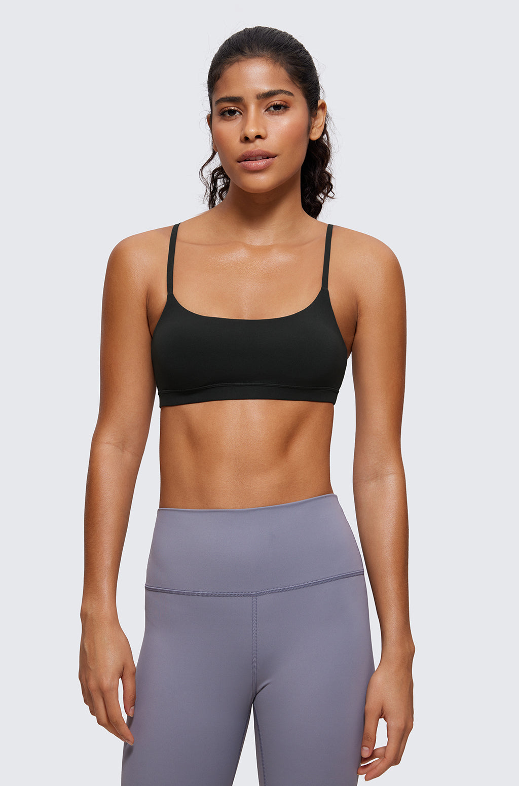 Adjustable Spaghetti Straps Sports Bra