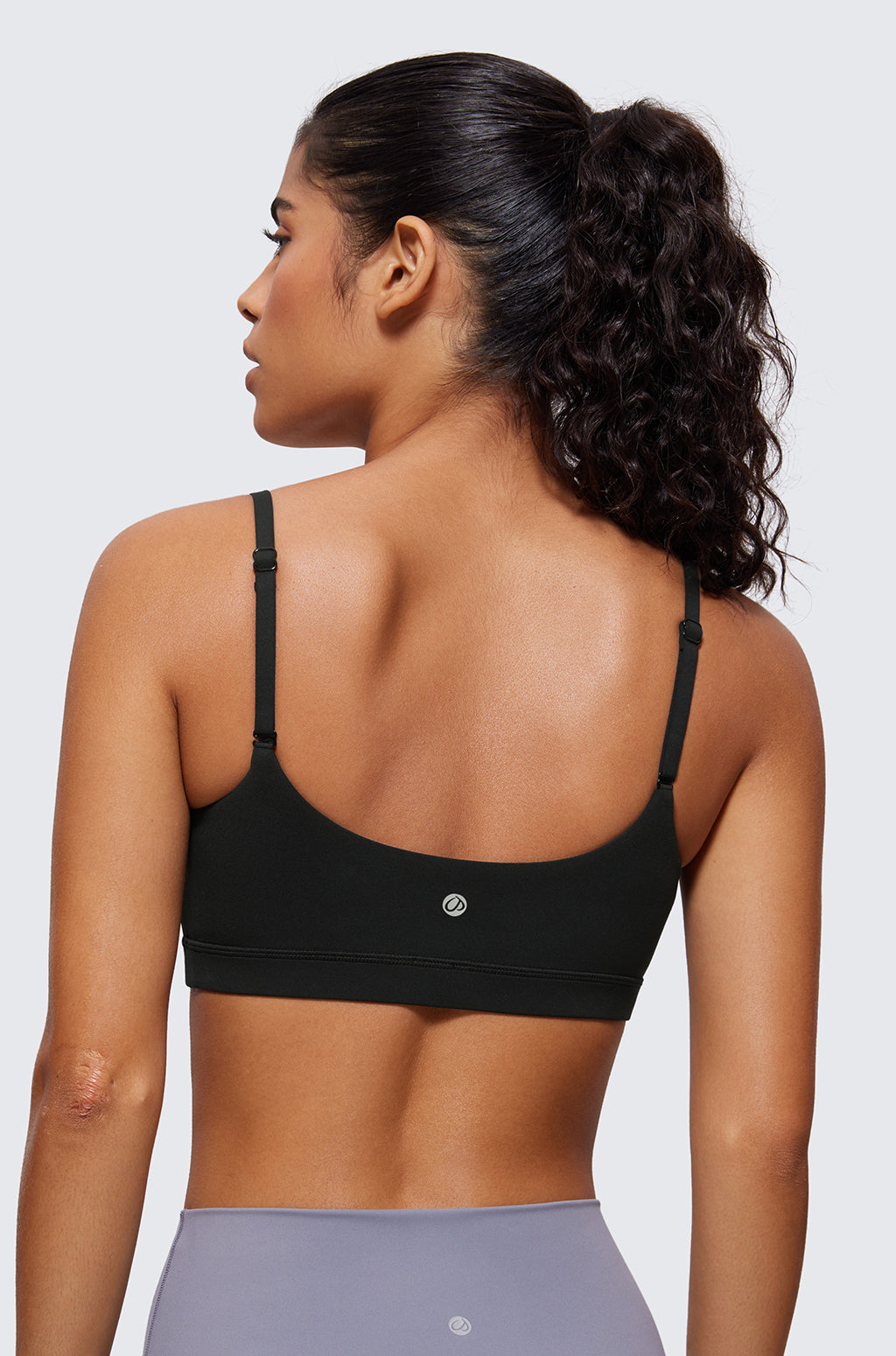 Adjustable Spaghetti Straps Sports Bra