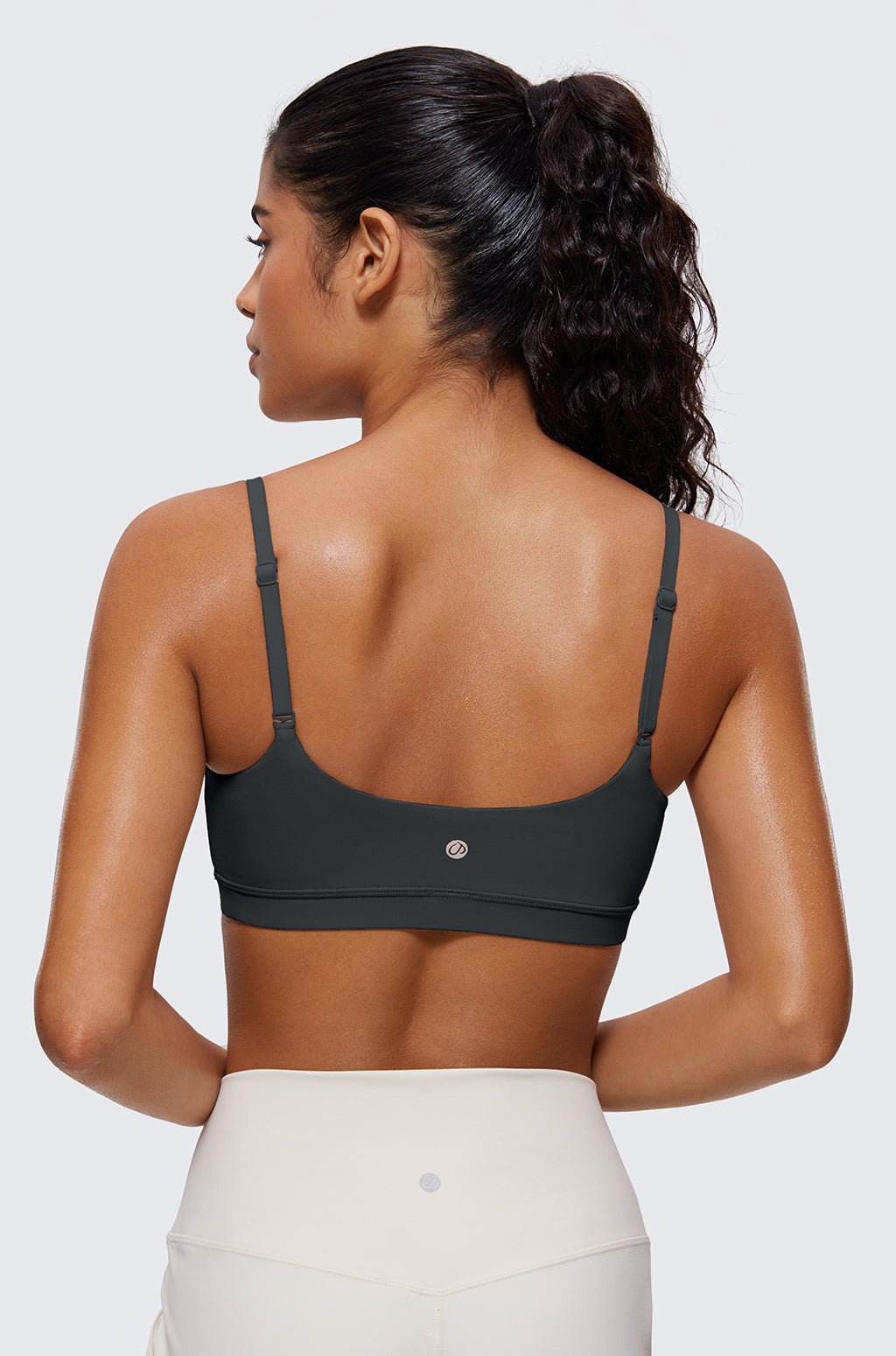 Adjustable Spaghetti Straps Sports Bra