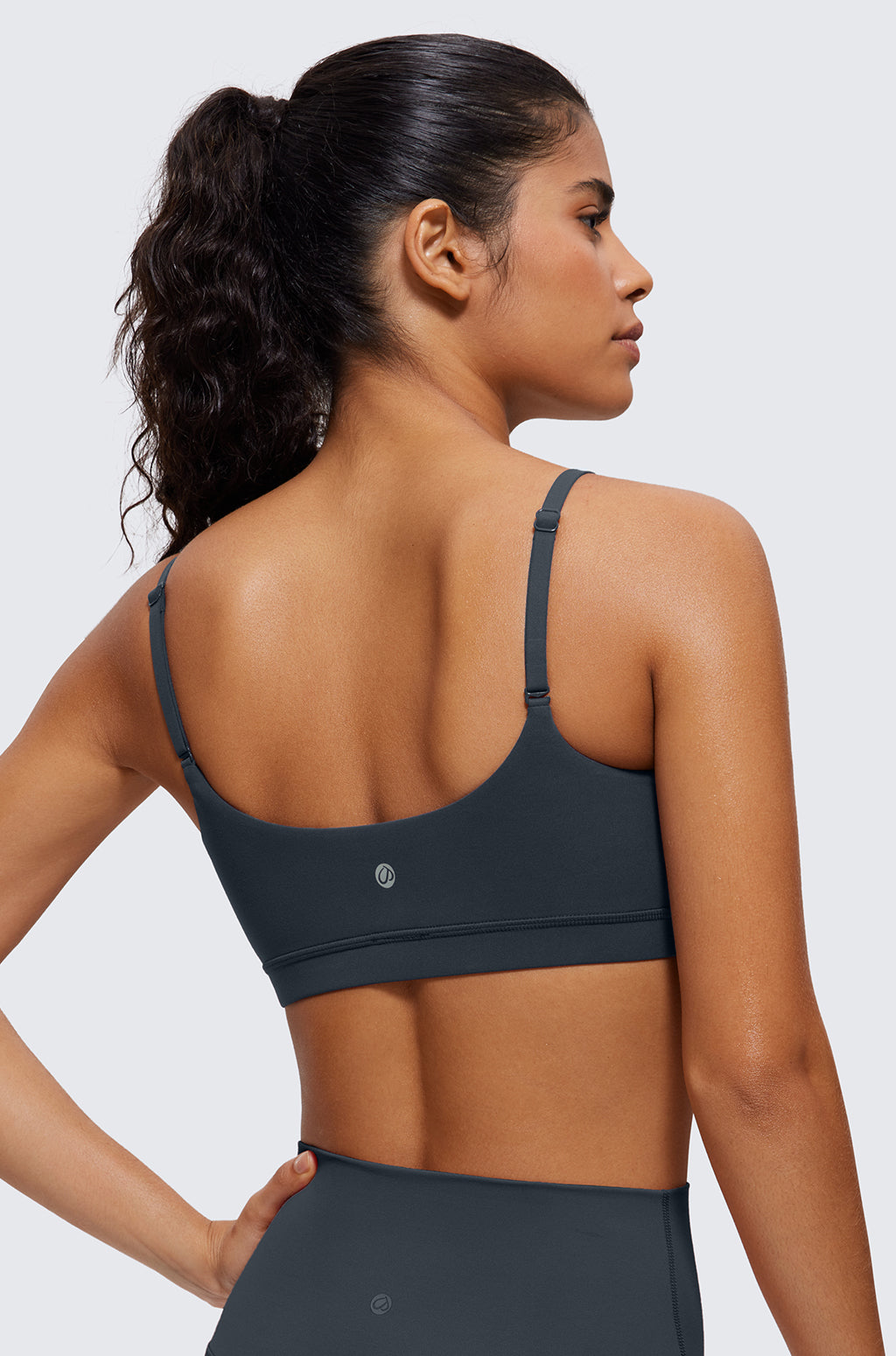 Adjustable Spaghetti Straps Sports Bra