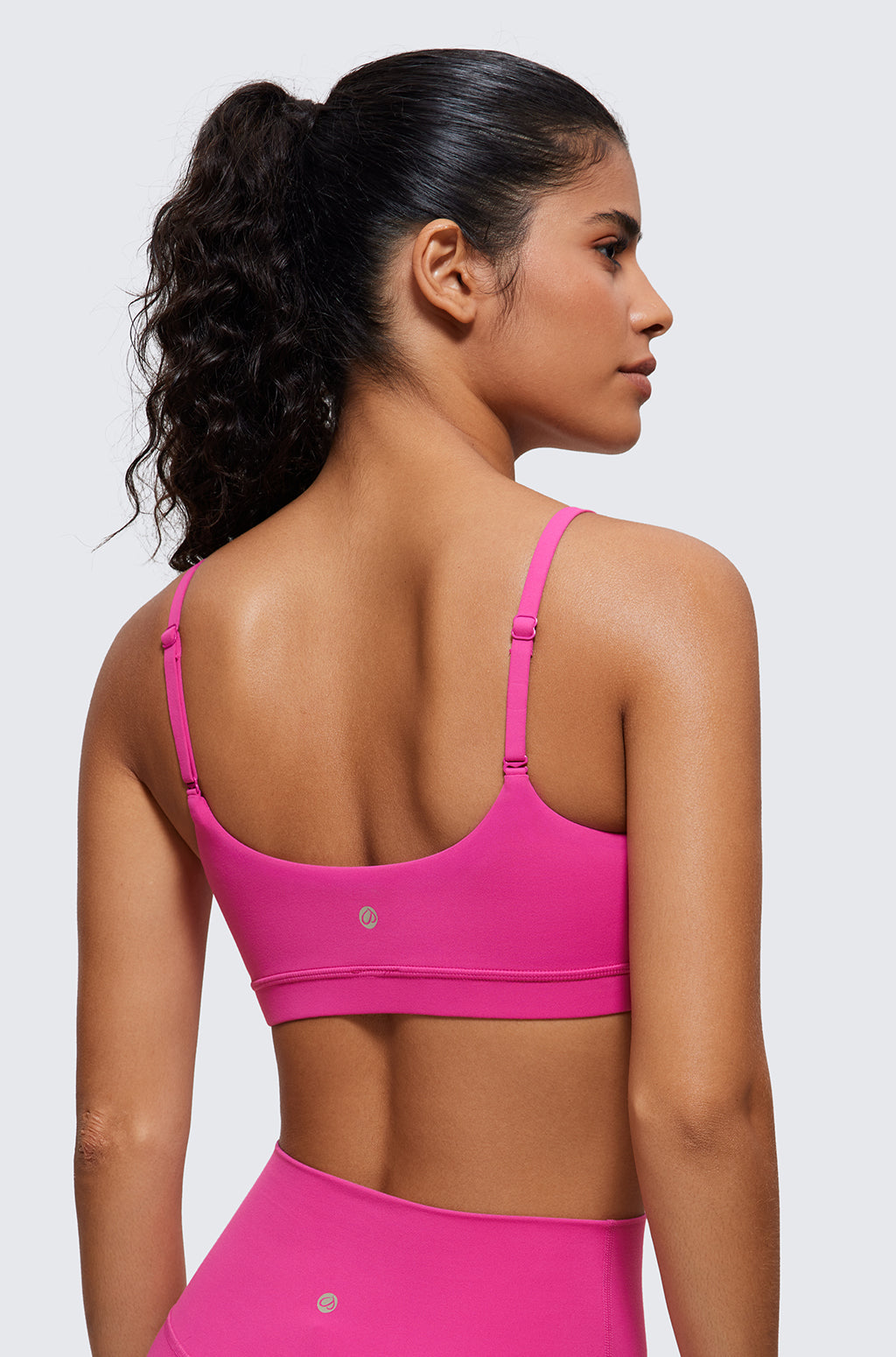 Adjustable Spaghetti Straps Sports Bra