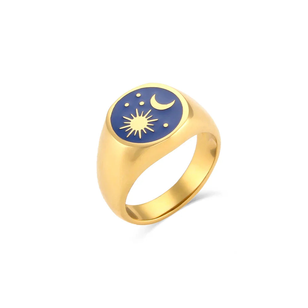 Anel Signet Universo