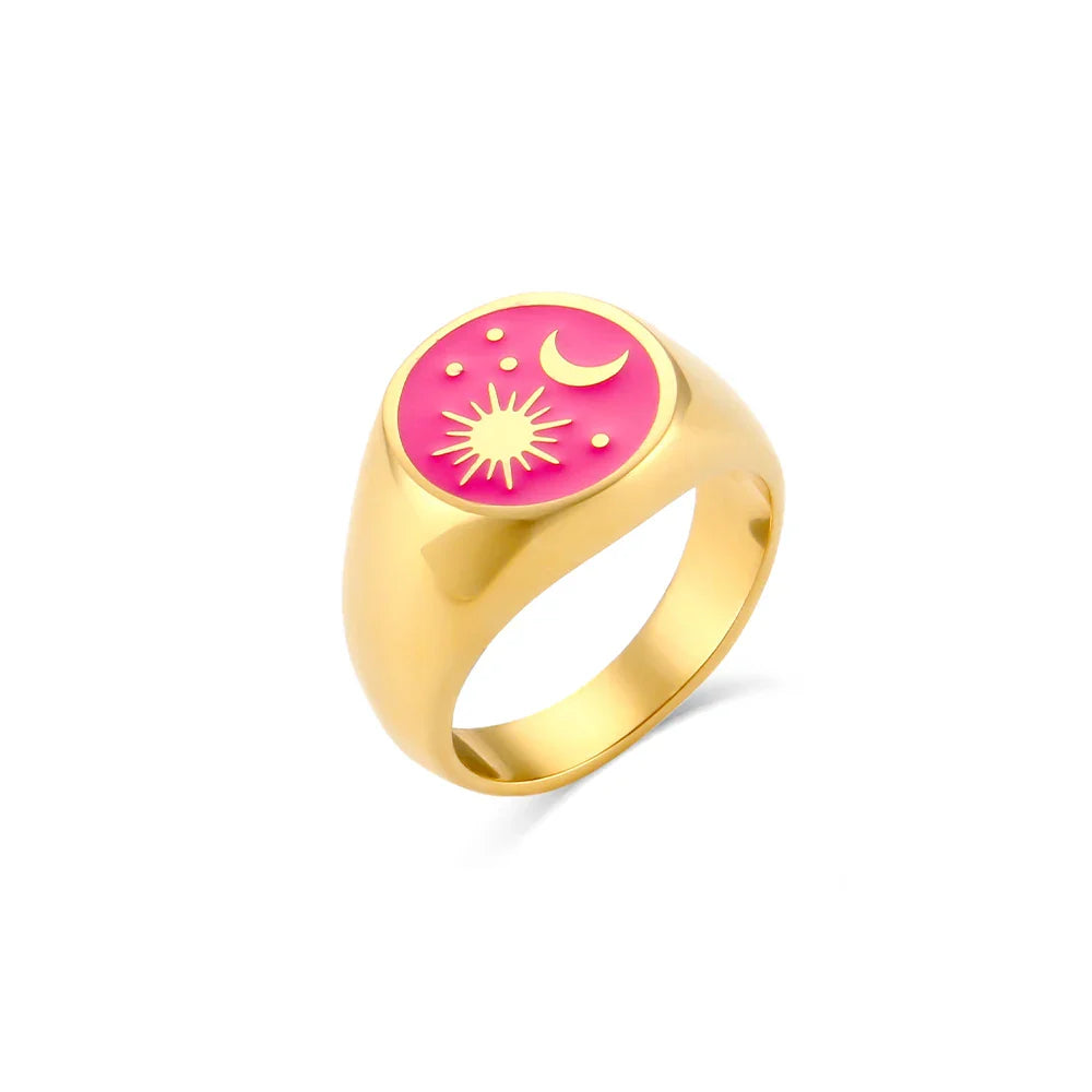 Anel Signet Universo