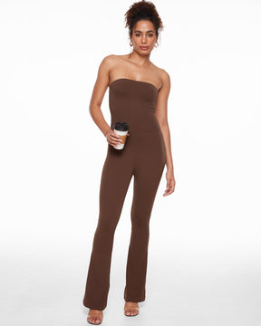 Natrelax™ Strapless Flare Legging Jumpsuit