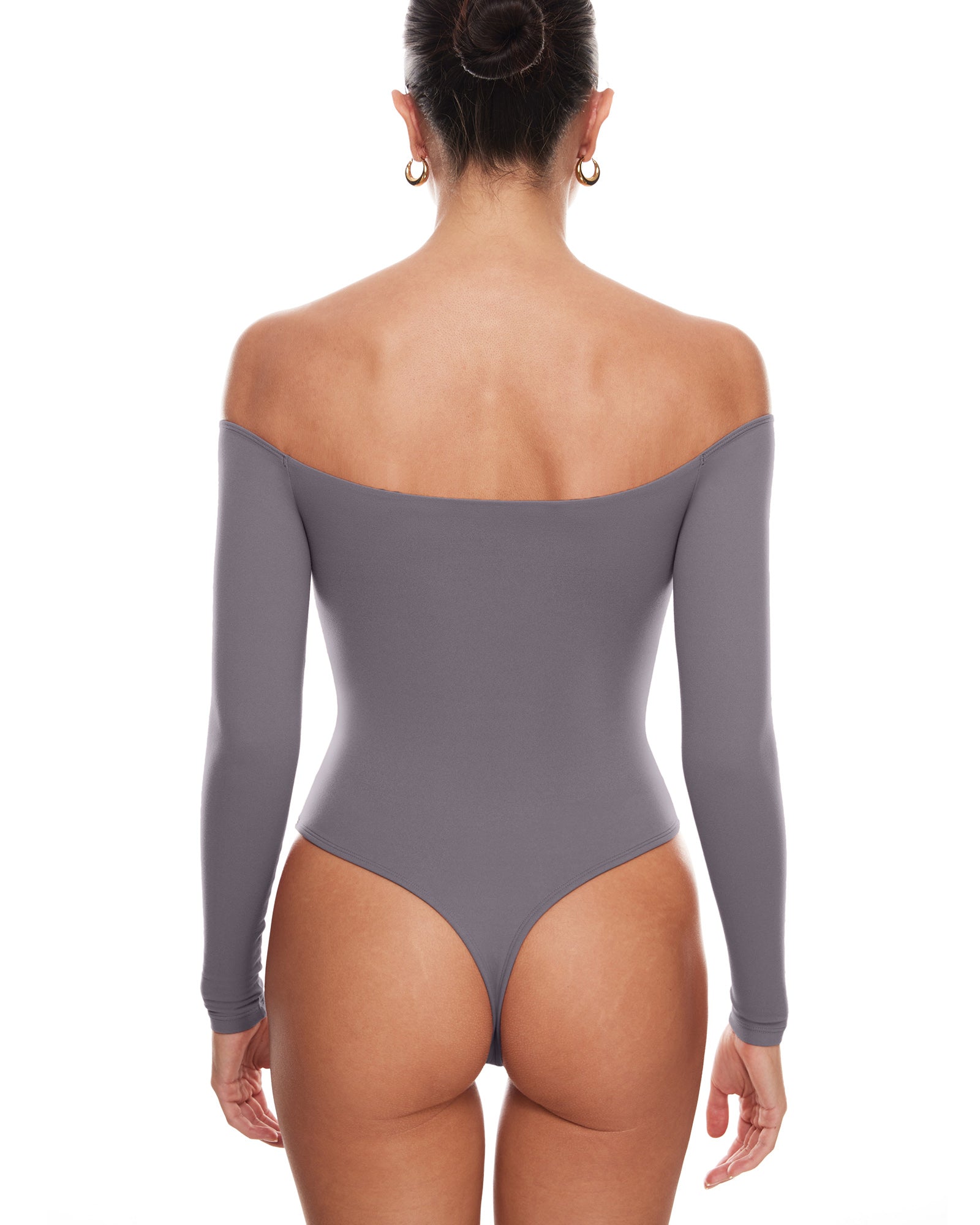 Natrelax™ Off The Shoulder Long Sleeve Bodysuit