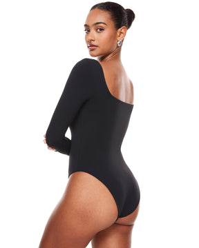 Natrelax™ Sqaure Neck Long Sleeve Bodysuit
