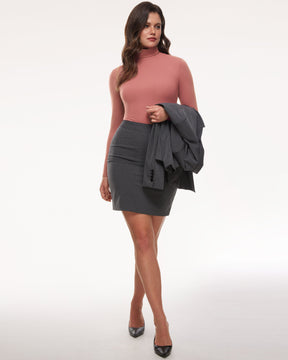 Turtleneck Long Sleeve Bodysuit