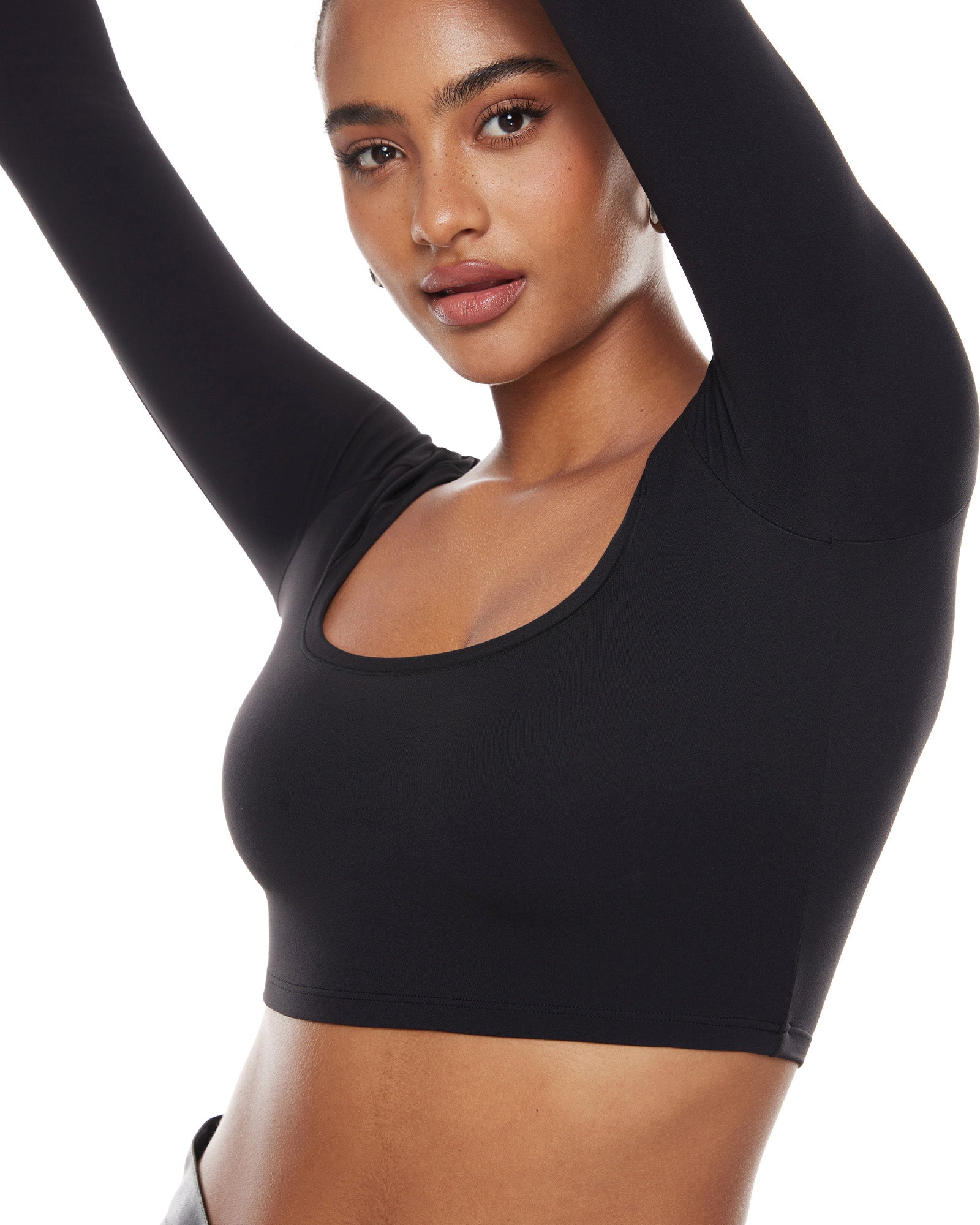 Natrelax™ Basic Long Sleeve Crop Top