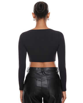 Natrelax™ Basic Long Sleeve Crop Top