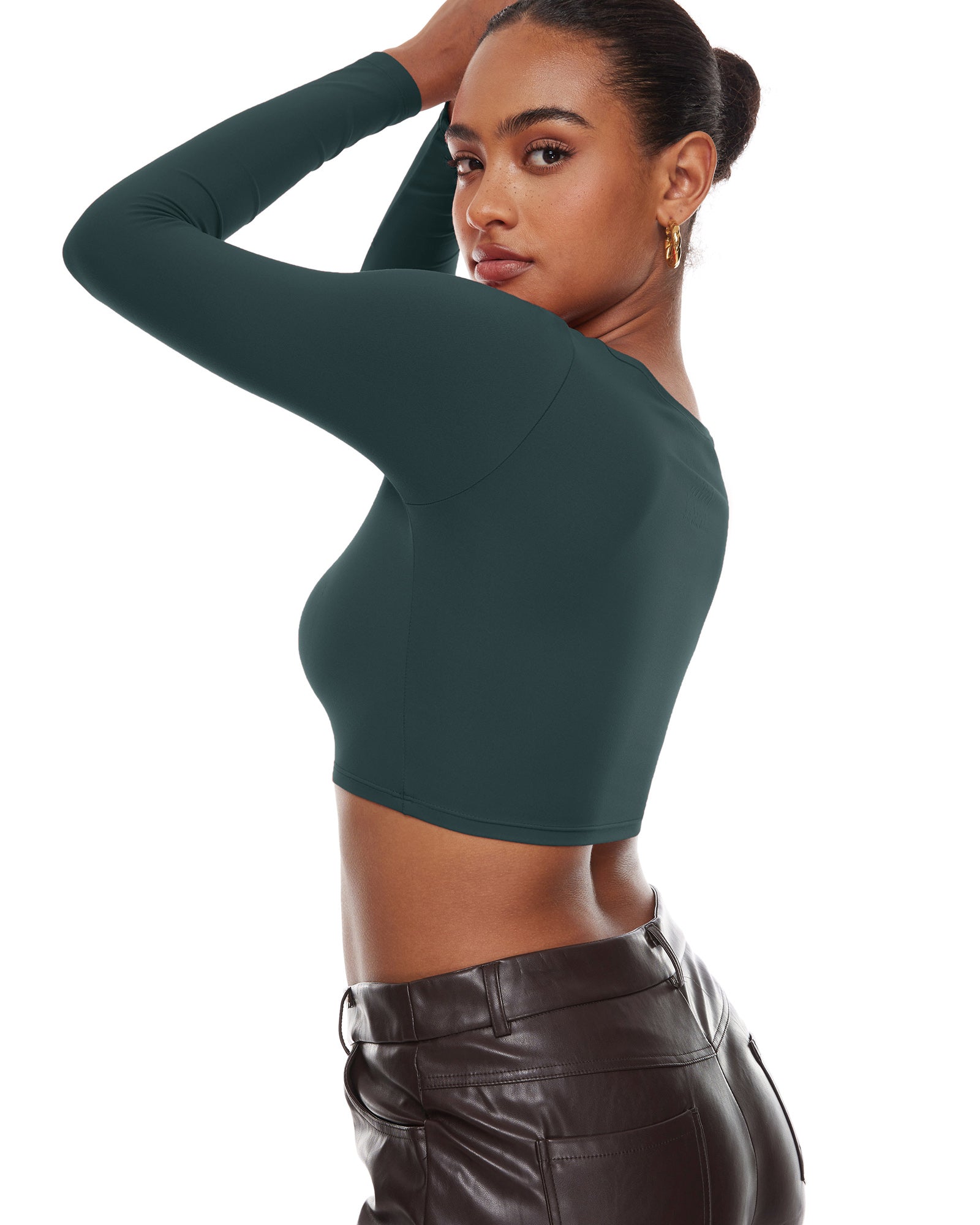 Natrelax™ Basic Long Sleeve Crop Top