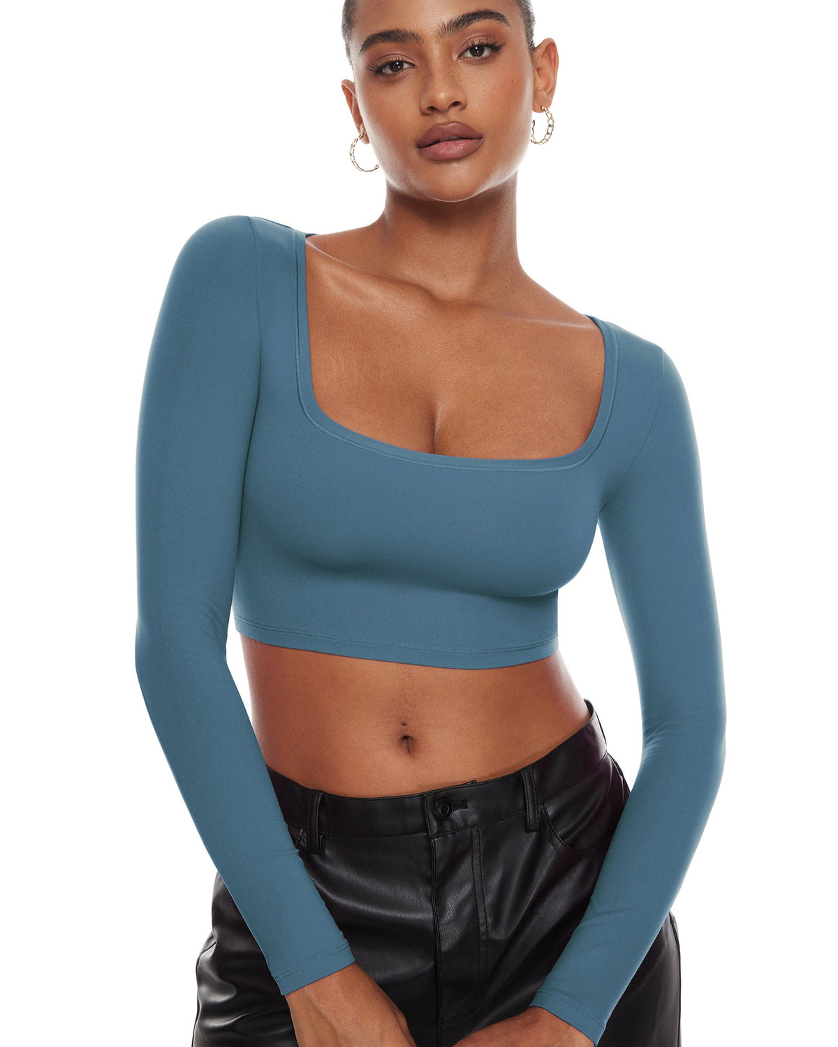 Natrelax™ Basic Long Sleeve Crop Top