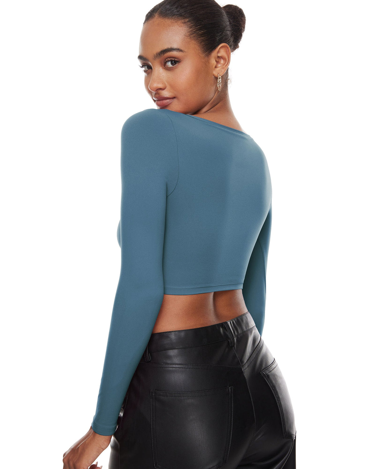 Natrelax™ Basic Long Sleeve Crop Top