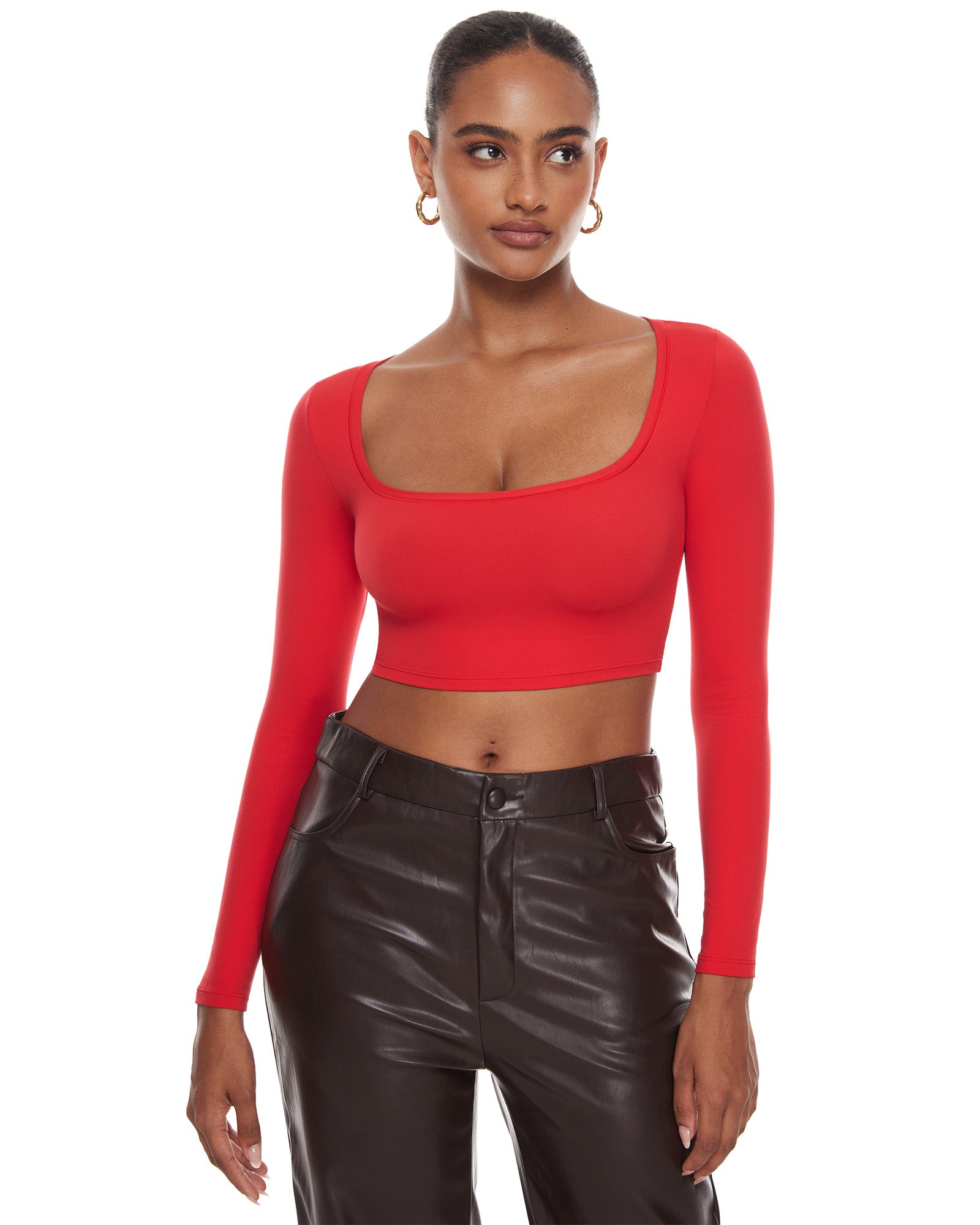 Natrelax™ Basic Long Sleeve Crop Top