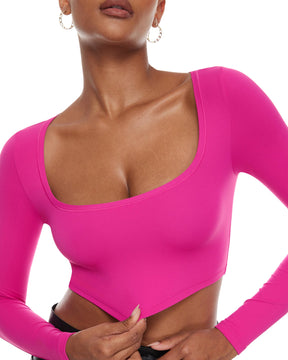 Natrelax™ Basic Long Sleeve Crop Top