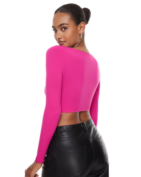 Natrelax™ Basic Long Sleeve Crop Top