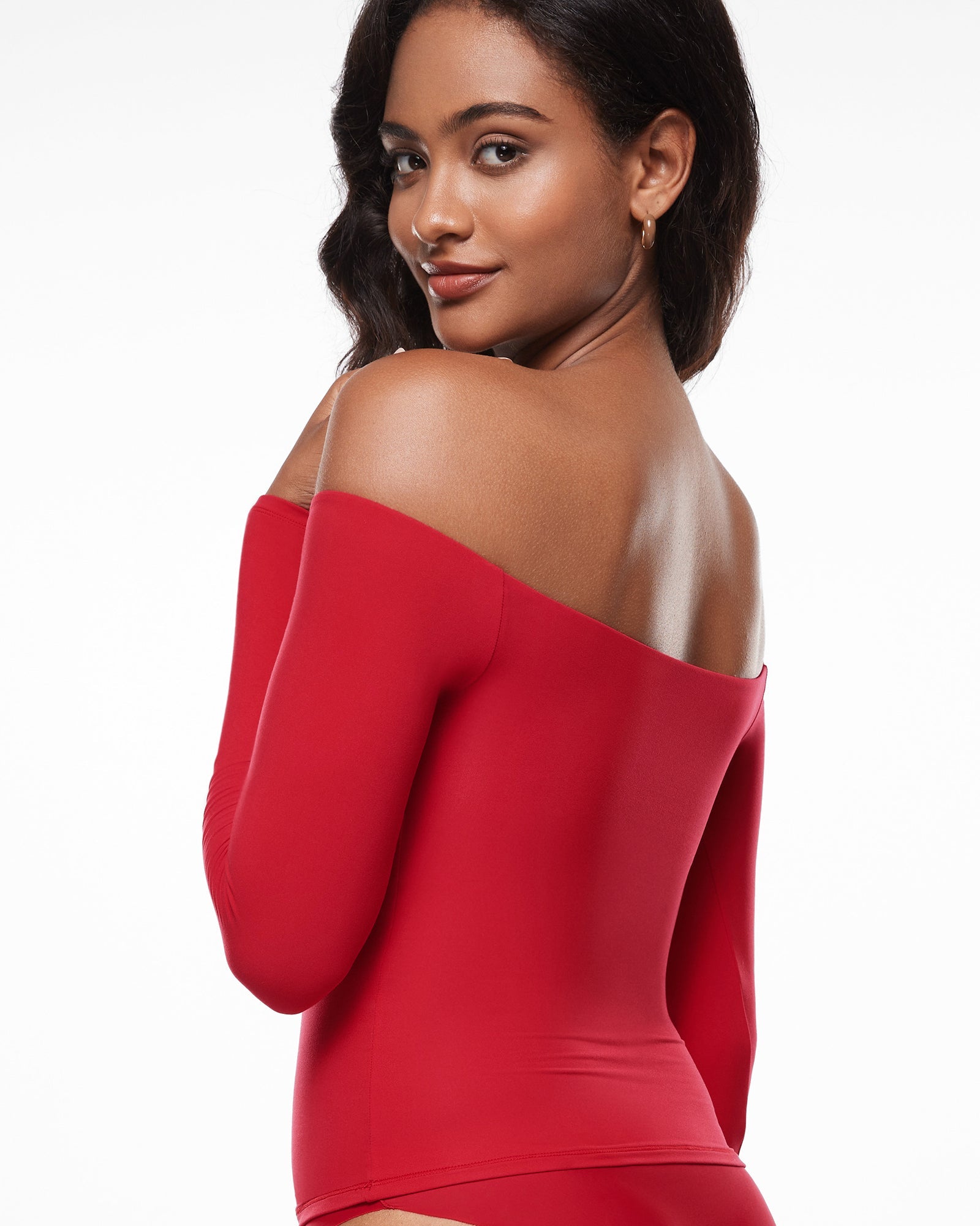 Off The Shoulder Long Sleeve Top