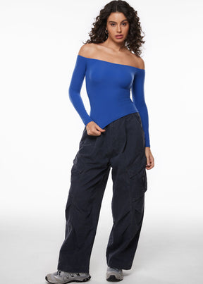 Off The Shoulder Long Sleeve Top