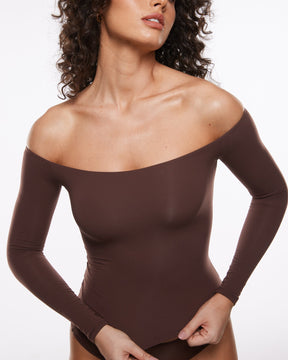 Off The Shoulder Long Sleeve Top