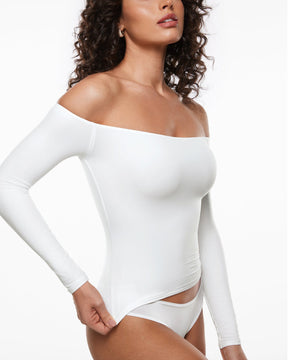 Off The Shoulder Long Sleeve Top