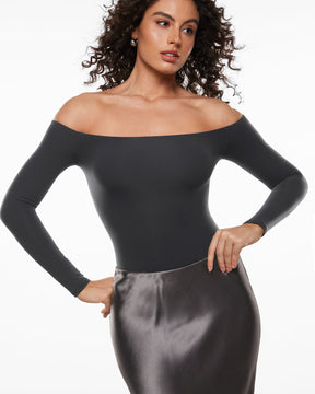 Off The Shoulder Long Sleeve Top