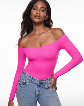 Off The Shoulder Long Sleeve Top