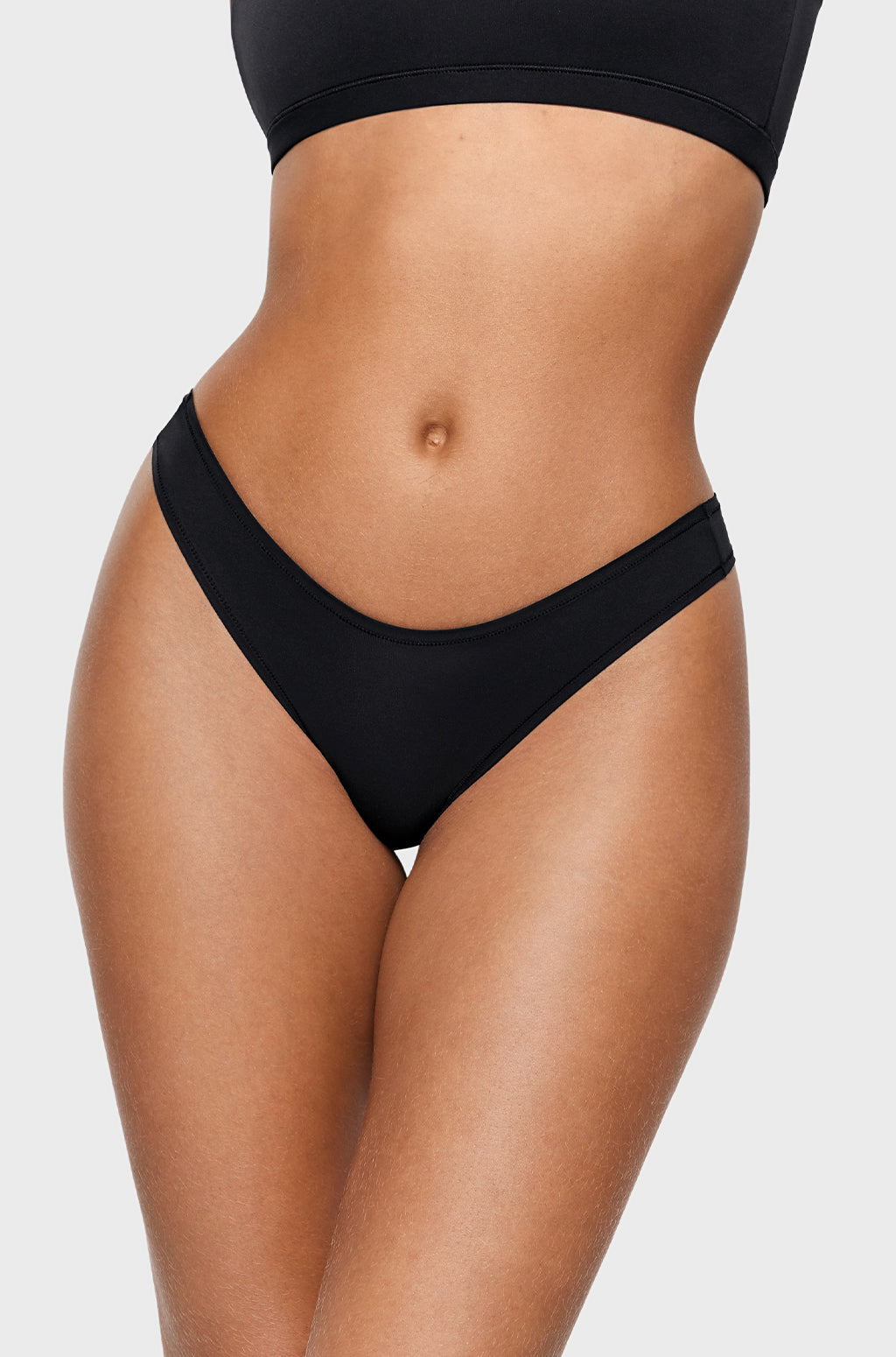 V-shaped Low Rise Thongs 3 Pack