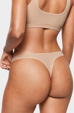 V-shaped Low Rise Thongs 3 Pack
