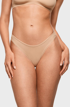 V-shaped Low Rise Thongs 3 Pack