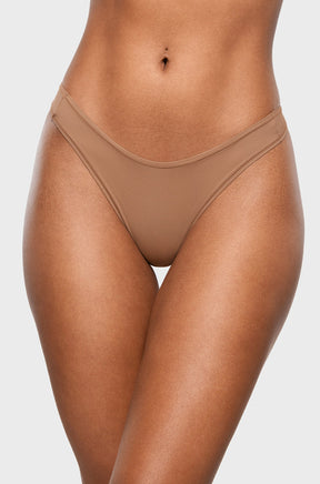 V-shaped Low Rise Thongs 3 Pack