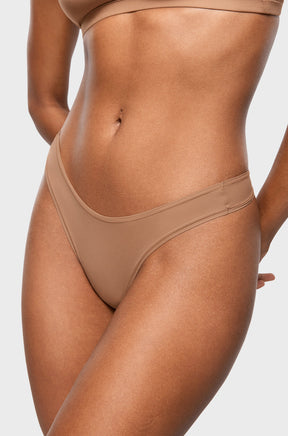 V-shaped Low Rise Thongs 3 Pack
