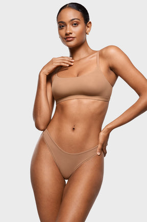V-shaped Low Rise Thongs 3 Pack