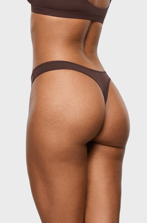 V-shaped Low Rise Thongs 3 Pack