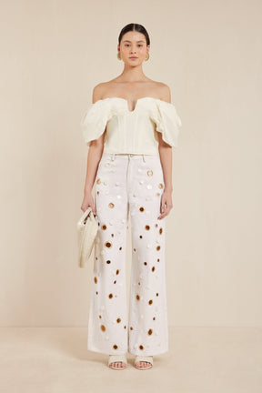 SAMANTHA TOP - OFF WHITE