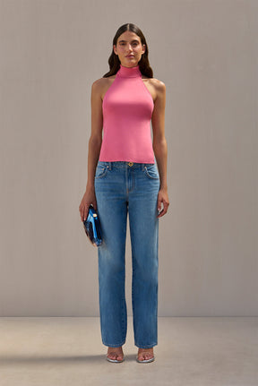 WAKE KNIT TOP - ROSETTE