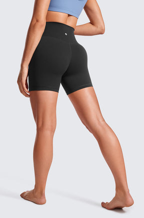 V Cross High Waisted Shorts 5"