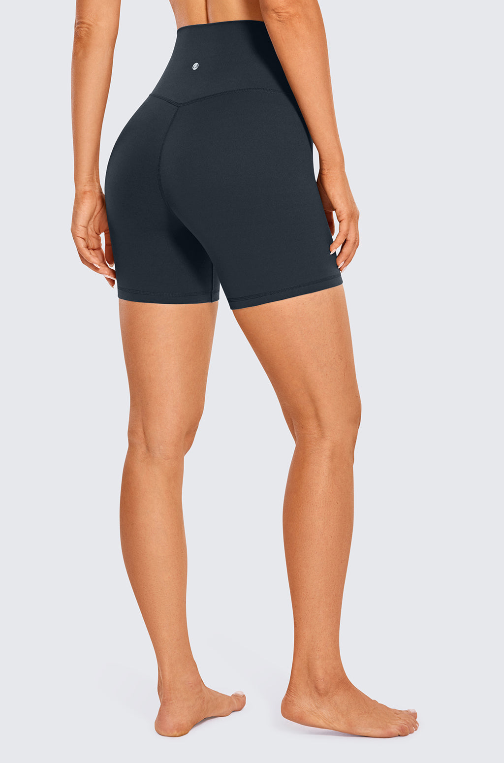V Cross High Waisted Shorts 5"