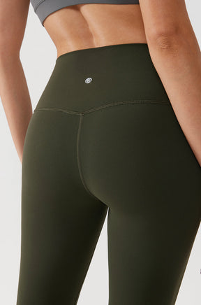 V Cross Waist Flare Leggings 31”
