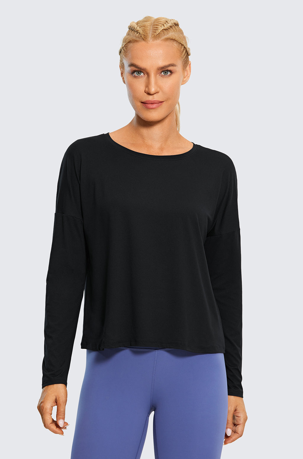 UPF 50+ Long Sleeves Cropped Top