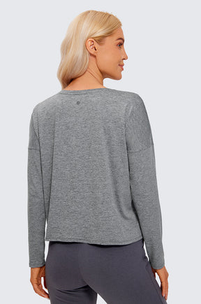 UPF 50+ Long Sleeves Cropped Top