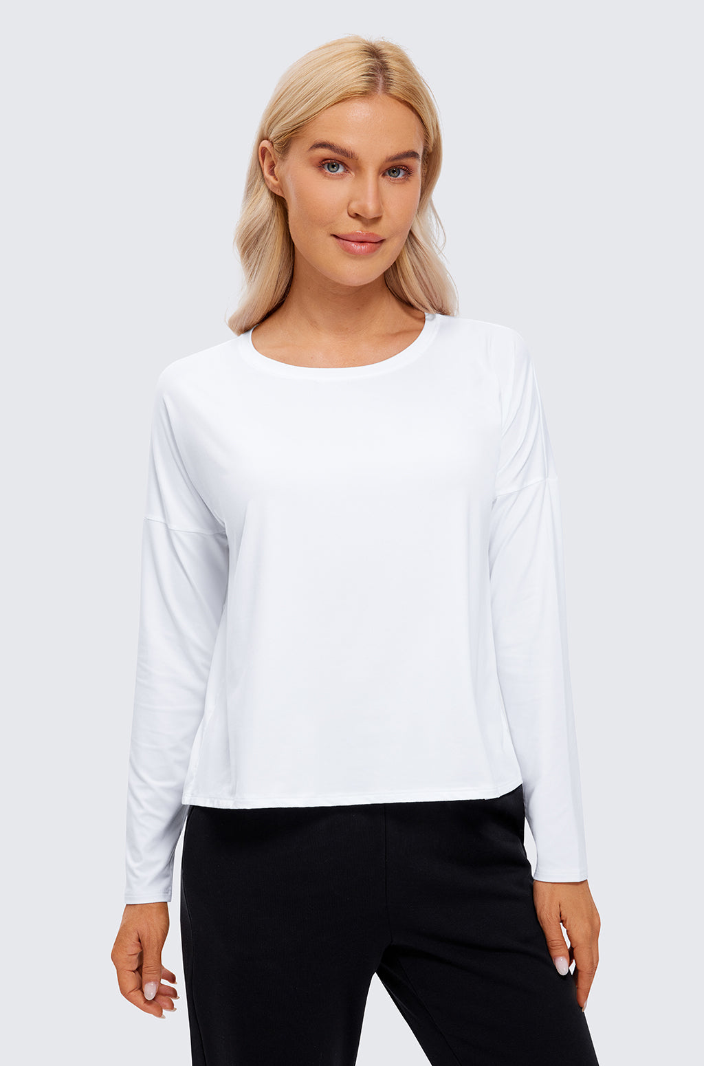 UPF 50+ Long Sleeves Cropped Top