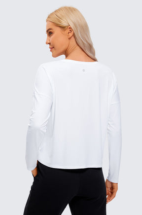 UPF 50+ Long Sleeves Cropped Top
