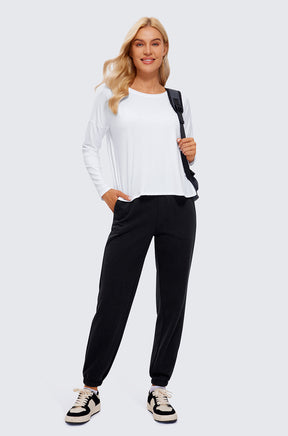 UPF 50+ Long Sleeves Cropped Top