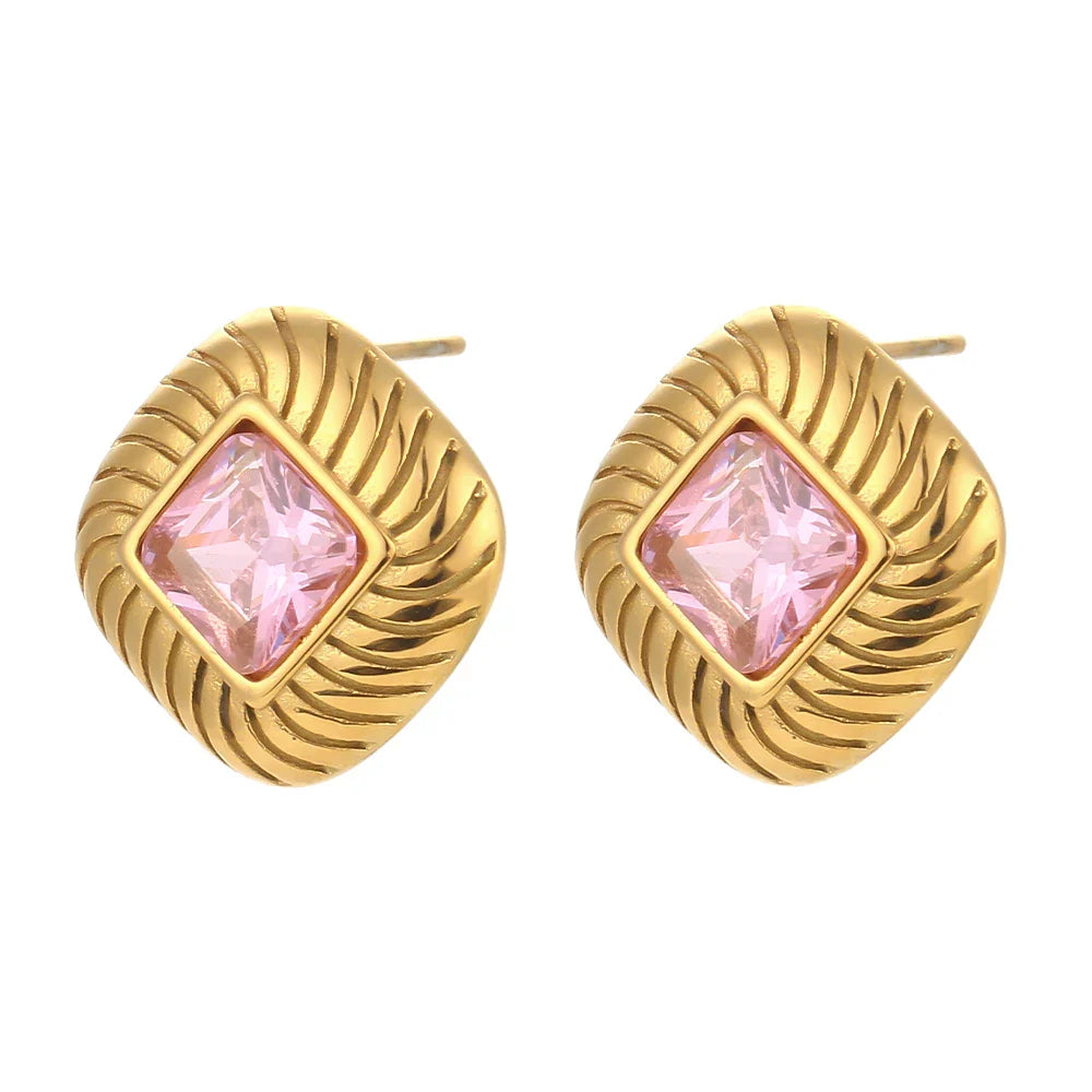 Brincos Luxuosos Zircão