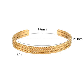 Pulseira Coração Trançado