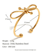 Pulseira Bowknot Inoxidável