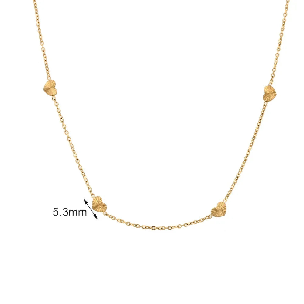 Colar Coração Dourado