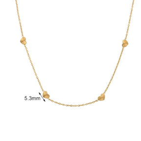 Colar Coração Dourado
