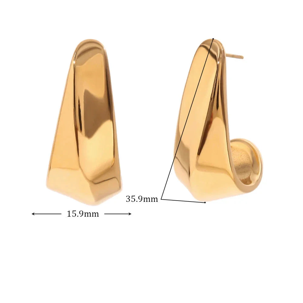 Brincos Elegância Geométrica