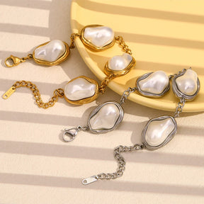 Pulseira Pérolas Irregulares